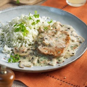 Champignonrahmschnitzel