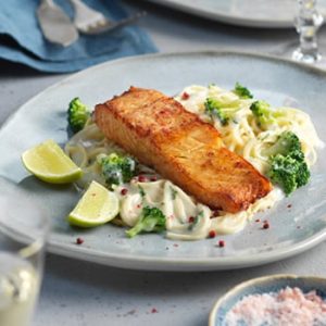 Zart gebratener Lachs