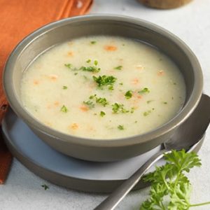 Legierte Grießsuppe