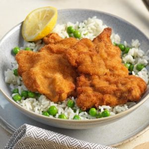 Ausgelöstes Backhendl