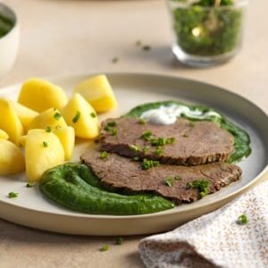Gekochtes Rindfleisch