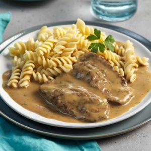 Rindersaftschnitzel