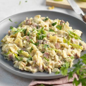 Cremige Schinkenfleckerl