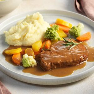 Naturschnitzel in Rosmarinjus