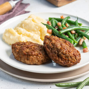 Rindfleisch-Bulgur-Laibchen